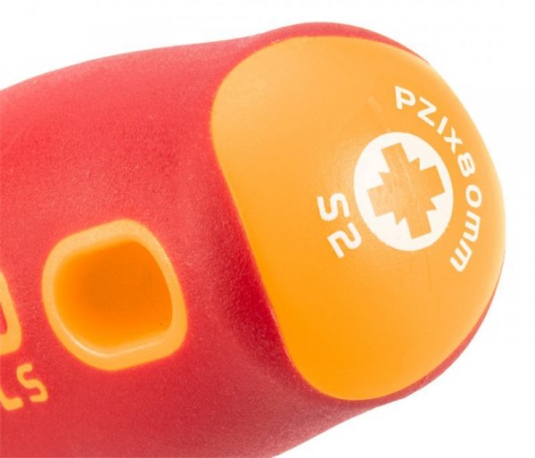Wkrętak krzyżowy 1000 V, S2, PH1 x 80 mm stal