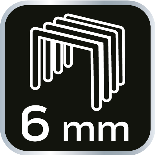 Zszywki typ J, 6 mm, 2000 szt.