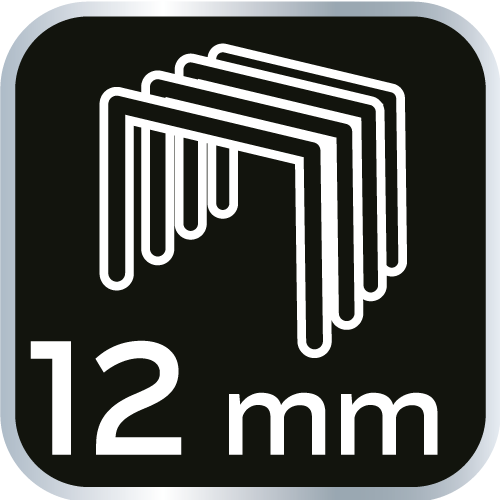 Zszywki typ J, 12 mm, 1000 szt.