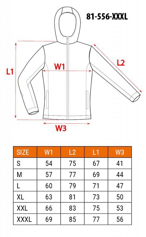 Bluza dziana, ocieplana z kapturem, rozmiar  XXXL