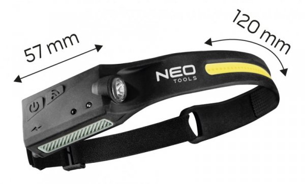 Latarka czołowa akumulatorowa LED belt 2 w 1