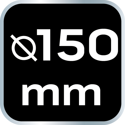 Pad polerski 150 x 150 mm x 25 mm, gąbka średnia