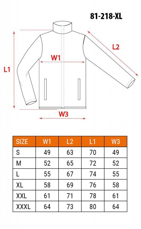 Bluza robocza HD Slim, rozmiar XL