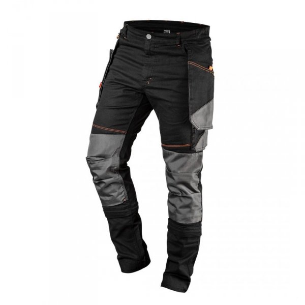 Spodnie robocze HD Slim, odpinane kieszenie, rozmiar XXXL