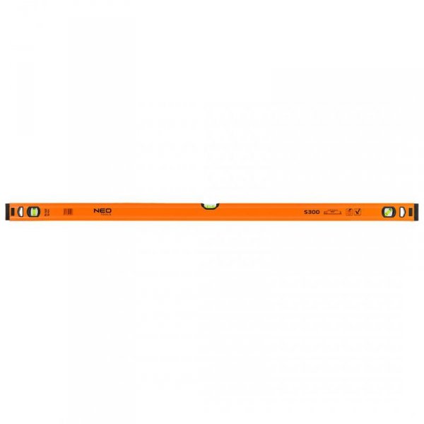 Poziomnica aluminiowa S 300, 3 libelle, 120 cm