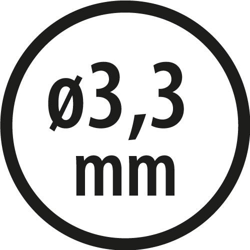 Wiertła do metalu Baildon BASIC DIN 338 RN NWKa 3,3 mm, HSS (S), 65-36 mm, wielokrotność 10