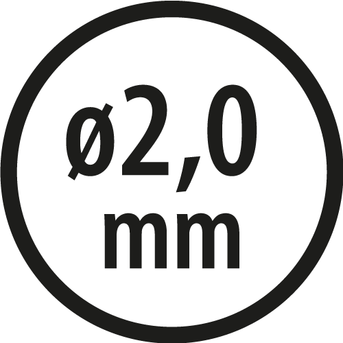 Wiertła do metalu Baildon BASIC DIN 340 RN NWKb 2 mm, HSS (S), 85-56 mm, wielokrotność 10