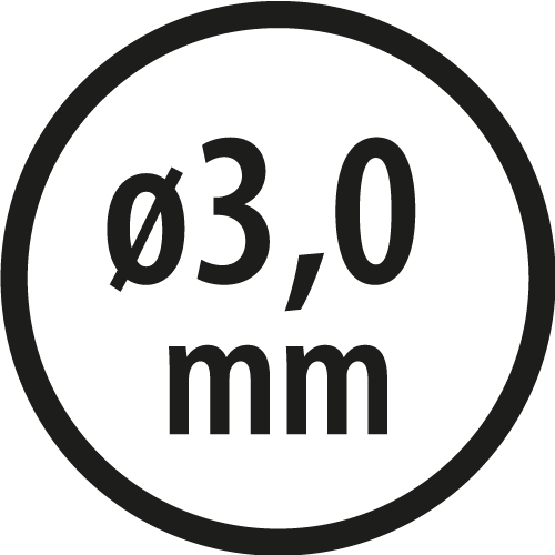 Wiertła do metalu Baildon BASIC DIN 340 RN NWKb 3 mm, HSS (S), 100-66 mm, wielokrotność 10