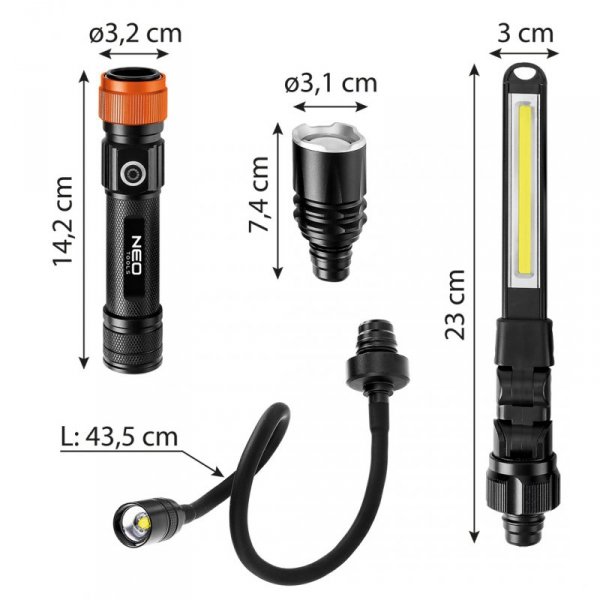 Lampa 3 w 1