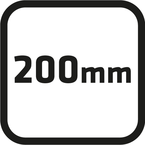Sekator ogrodowy basic 200 mm, średnica cięcia 10 mm