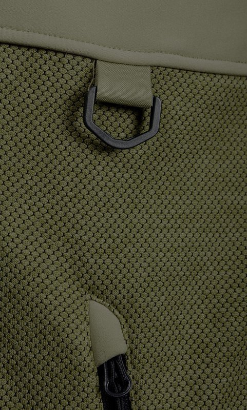 Bluza softshell OUTDOOR, zielona, rozmiar XXL