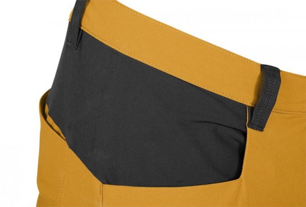 Spodnie robocze OUTDOOR, 4 way stretch, musztardowe, rozmiar XXL