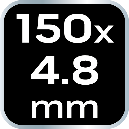 Opaski zaciskowe EXTREME 4.8 × 150 mm, czarne, 100 szt.