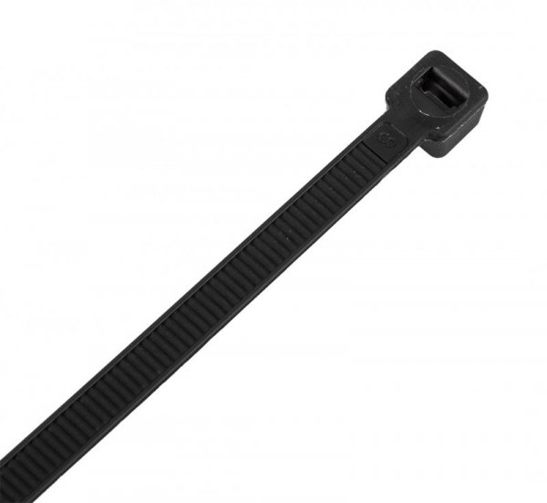 Opaski zaciskowe EXTREME 4.8 × 200 mm, czarne, 100 szt.