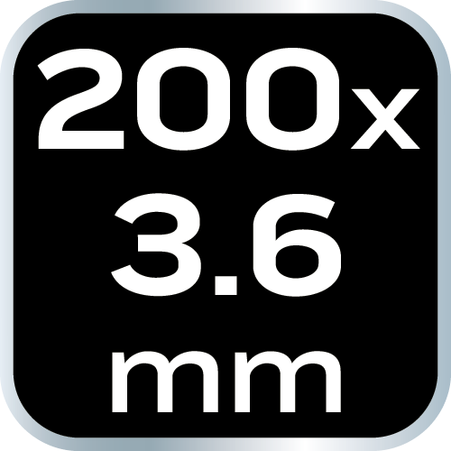 Opaski zaciskowe EXTREME 3.6 × 200 mm, białe, 100 szt.