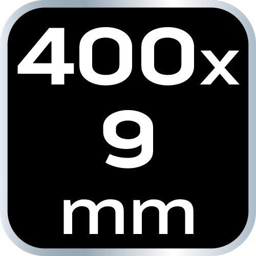 Opaski zaciskowe EXTREME 9.0 × 450 mm, białe, 50 szt.