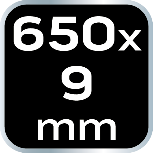 Opaski zaciskowe EXTREME 9.0 × 650 mm, białe, 50 szt.