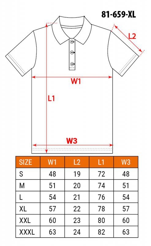Koszulka polo DENIM, czarna, rozmiar XL