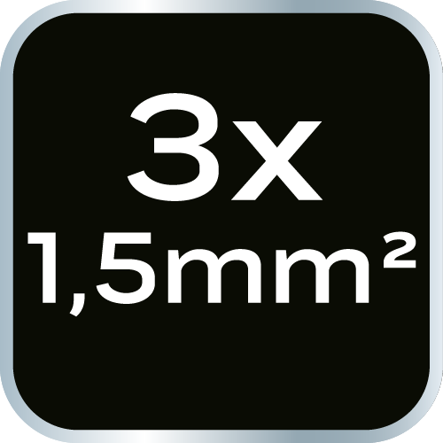 Przedłużacz bębnowy 20 m, 3 x 1.5 mm2
