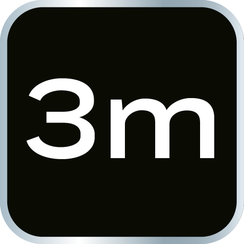 Przedłużacz listwowy 3m, 3x1.5mm2, 5G, biały, ON/OFF