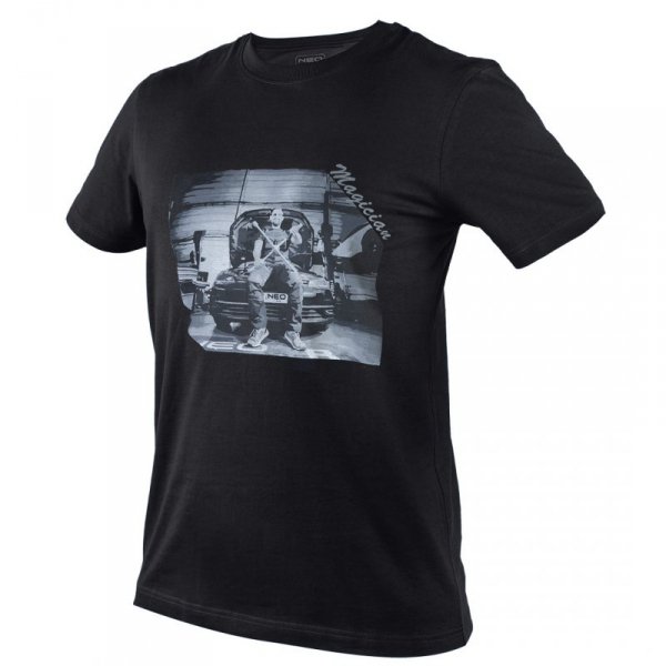 T-shirt z nadrukiem, mechanik, rozmiar M