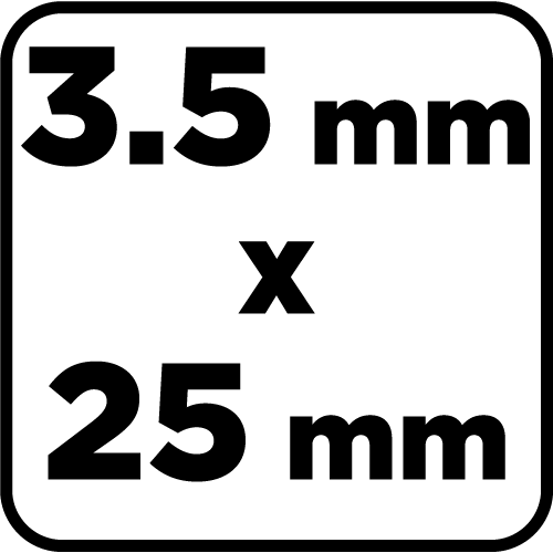 Wkręty na taśmie 3,2x25 mm uniwersalne, do 58GE111-AD, 1000 szt