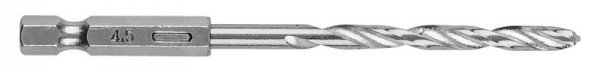 Wiertło do metalu Hex 4.5 mm, 2 szt.