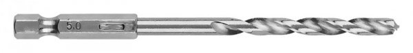 Wiertło do metalu Hex 5.0 mm, 2 szt.