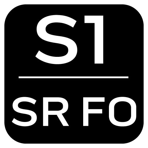 Półbuty robocze S1 SR FO, stalowy podnosek, rozmiar 43