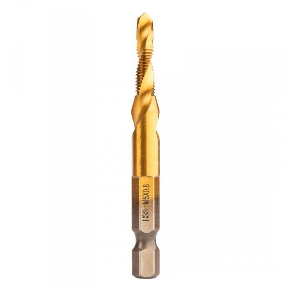 Wiertło gwintujące HSS TiN, M5x0,8 mm, Hex