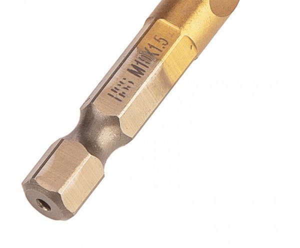 Wiertło gwintujące HSS TiN, M10x1,5 mm, Hex