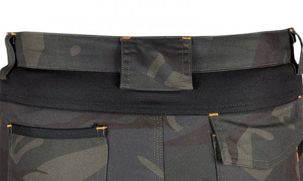 Spodnie robocze Mix&Match, Canvas, wzmocnienia z Cordury, zielone moro, rozmiar XS
