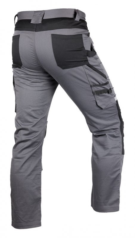 Spodnie robocze Mix&Match, szaro-czarne, rozmiar XXL