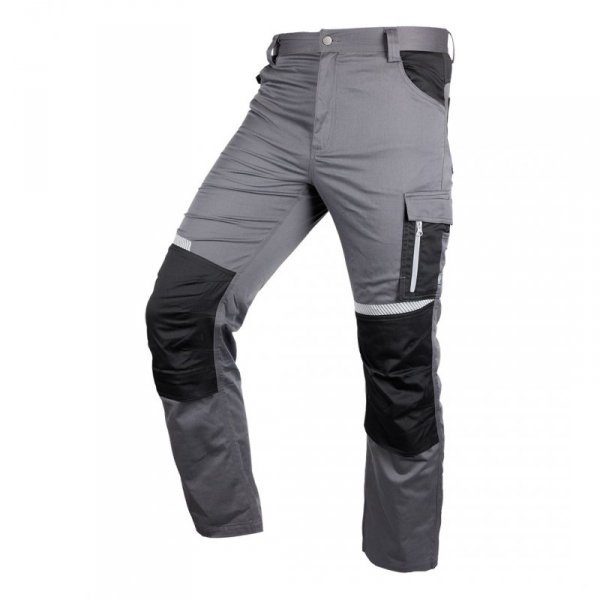 Spodnie robocze Mix&Match, szaro-czarne, rozmiar XXL