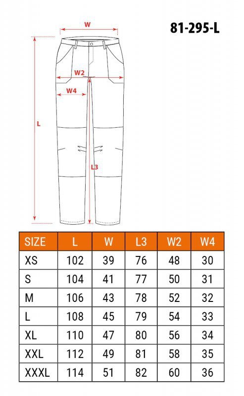 Spodnie robocze Mix&Match, 4 way stretch, czarno-zielone, rozmiar L