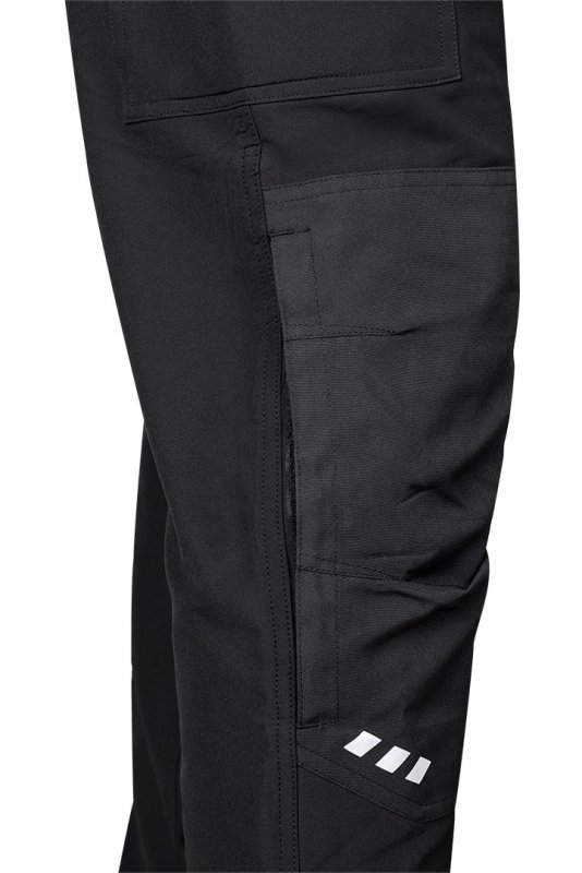 Spodnie robocze Mix&Match, 4 way stretch, czarno-pomarańczowe, rozmiar XL