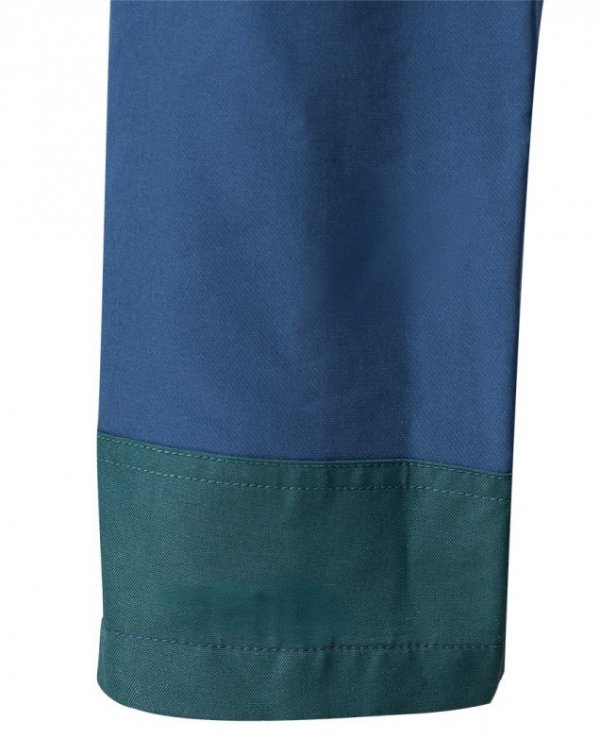 Spodnie robocze Mix&Match, 4 way stretch, granatowo-zielone, rozmiar XS