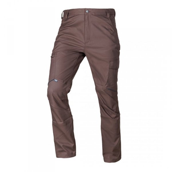 Spodnie robocze Mix&Match, stretch, brązowe, rozmiar L
