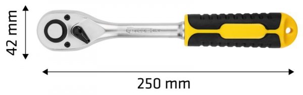 Grzechotka 1/2&quot;, 250 mm