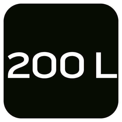 Worki na odpady 200 L, brązowe, 40 mic, 10 szt.