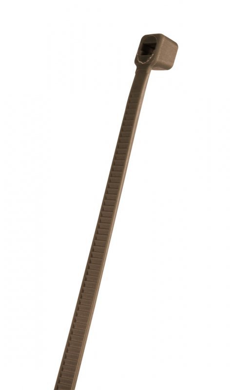 Opaski zaciskowe ogrodowe 4,8 x 300mm, 50 szt., brązowe