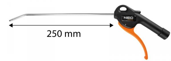 Pistolet do przedmuchiwania 250 mm