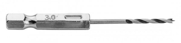Wiertło do drewna Hex 3.0 mm