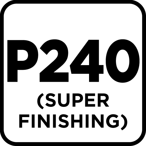 Papiery ścierne na rzep, żelazko 102 x 152 mm, P240, 5 szt., z 11 otworami