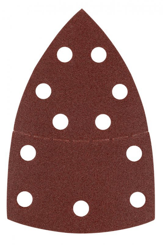 Papiery ścierne na rzep, żelazko 102 x 152 mm, P120, 5 szt., z 11 otworami (3 szt.)
