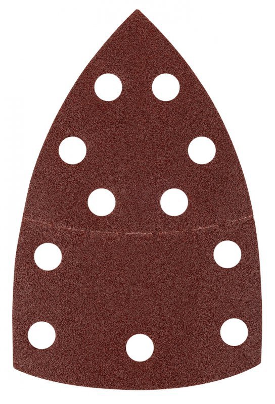 Papiery ścierne na rzep, żelazko 102 x 152 mm, P100, 5 szt., z 11 otworami (3 szt.)