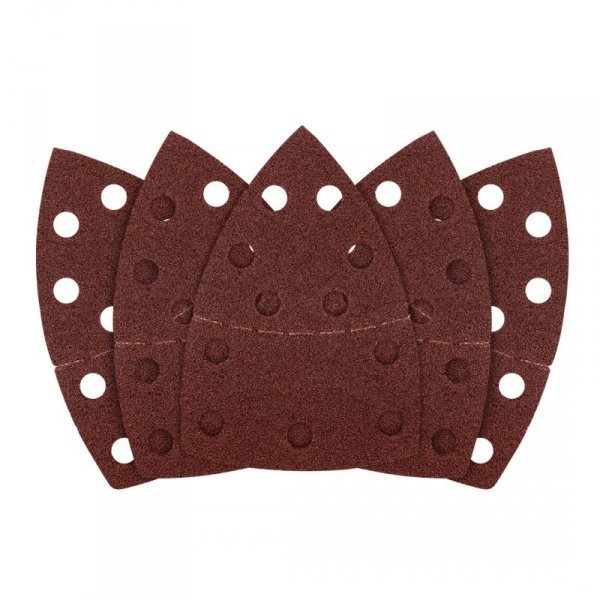 Papiery ścierne na rzep, żelazko 102 x 152 mm, P60, 5 szt., z 11 otworami
