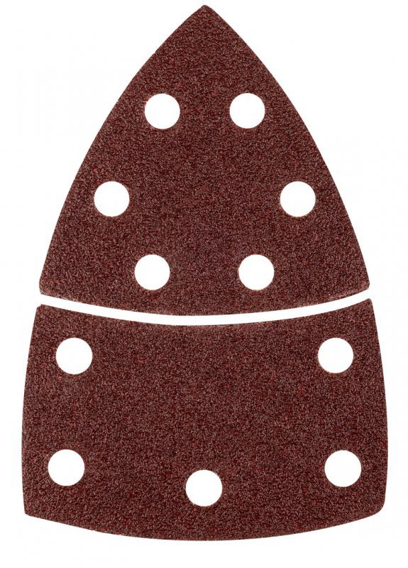Papiery ścierne na rzep, żelazko 102 x 152 mm, P40, 5 szt., z 11 otworami