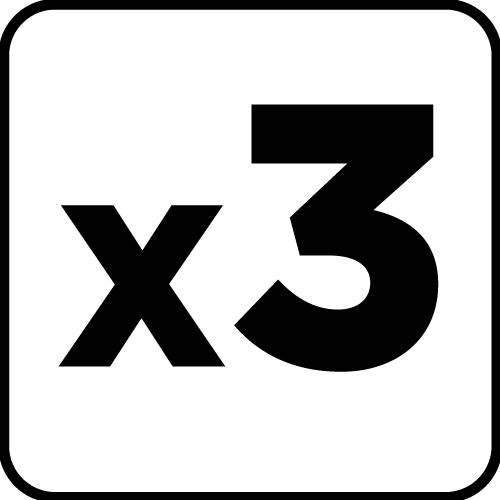 Pasy bezkońcowe 75 x 457 mm, P60, 3 szt.