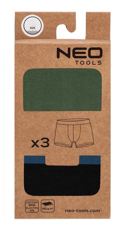 Bokserki basic 2, 3-pack, rozmiar XXL